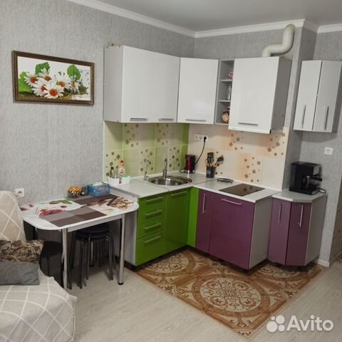 

Квартира-студия, 27 м², 2 кровати