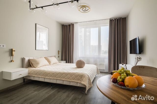 

Квартира-студия, 30 м², 1 кровать