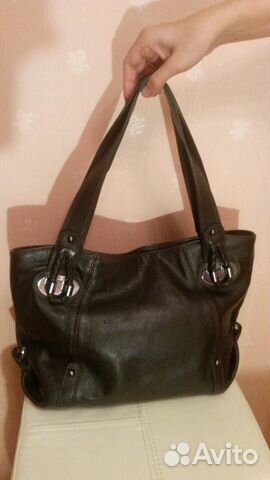 Сумка коричневая натуральная кожа Сумка коричневая натуральная кожа
