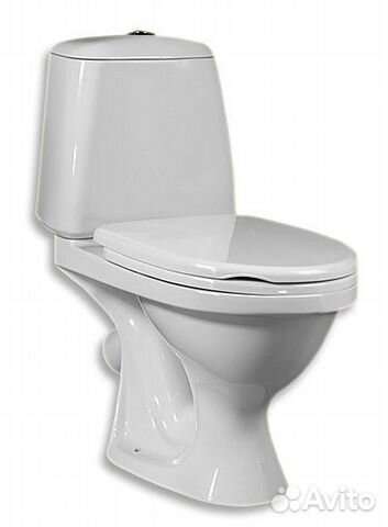 Унитаз компакт Воротынск белый+ сидение+ арматура