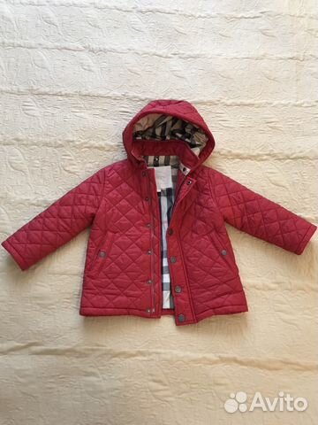 Куртка на девочку демисезонная Burberry