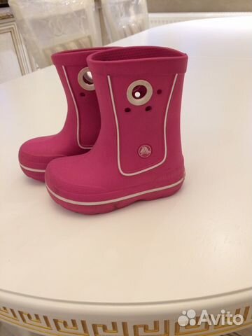 Crocs резиновые сапожки р.8-9