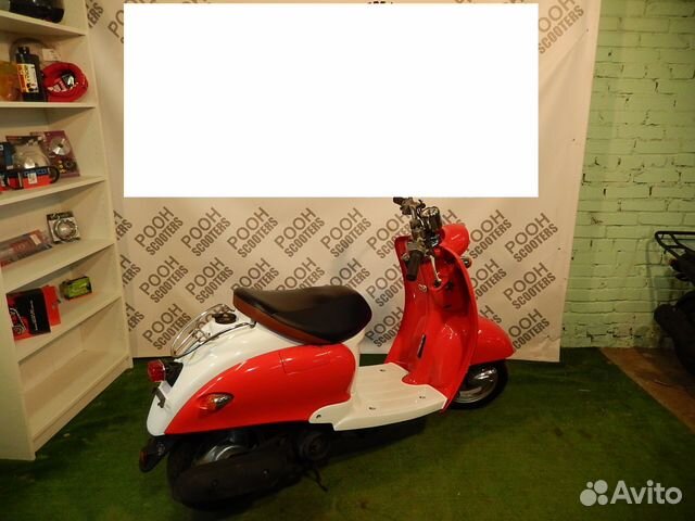 Скутер Yamaha Vino SA10J ярко-красный