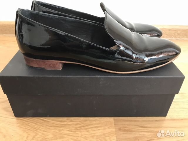 Ботинки лаковые Massimo dutti