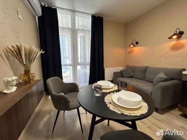 

Квартира-студия, 34 м², 2 кровати