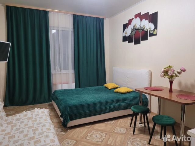 

Квартира-студия, 33 м², 2 кровати