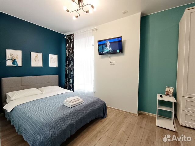 

Квартира-студия, 28 м², 2 кровати