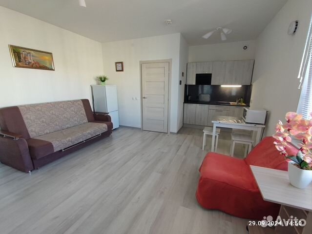 

Квартира-студия, 29,8 м², 2 кровати