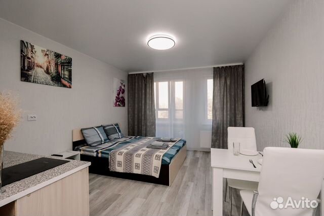 

Квартира-студия, 28 м², 1 кровать