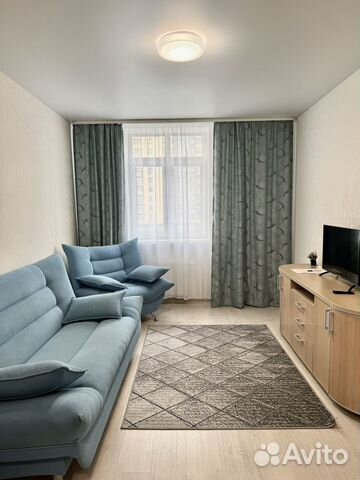 

1-к. квартира, 38 м², 2 кровати