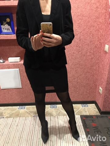 Велюровый Пиджак Zara Basic