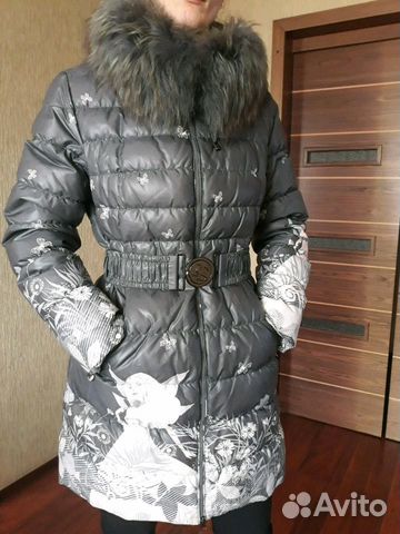 Женский теплый пуховик