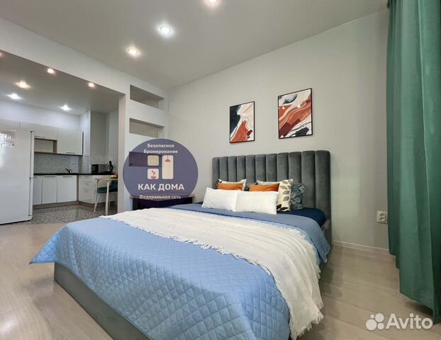 

Квартира-студия, 30 м², 1 кровать