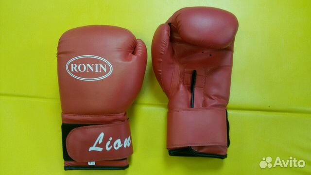 Перчатки боксерские lion ronin 14 унций новые