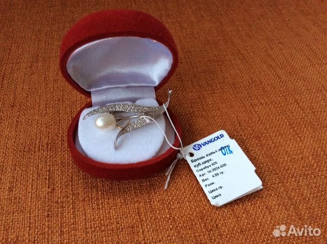 Серебряная брошь Серебряная брошь