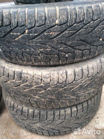 Липуны Nokian Hakkapeliitta 235/55/R19 бу 8мм