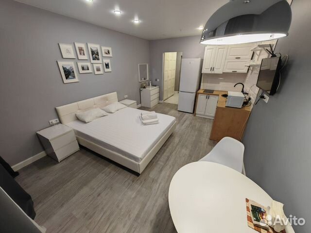 

Квартира-студия в апарт-отеле, 25 м², 2 кровати