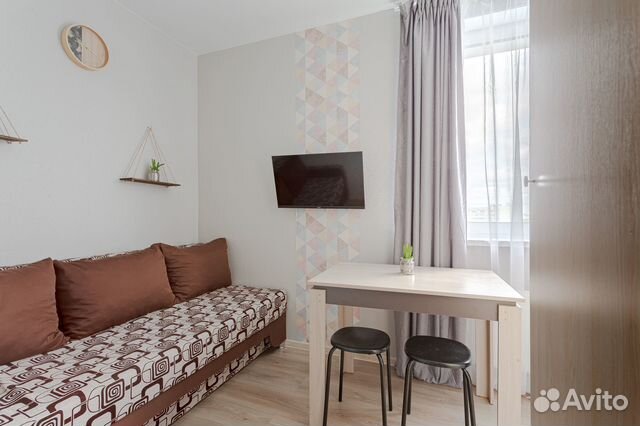 

Квартира-студия, 17 м², 1 кровать