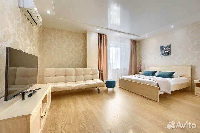 

1-к. квартира, 50 м², 2 кровати