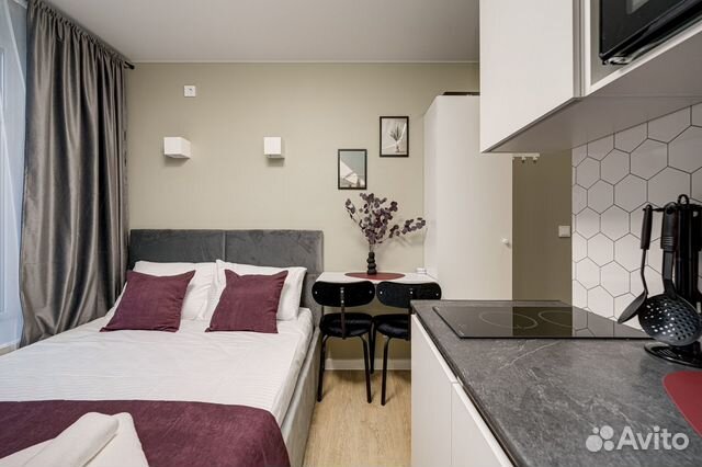 

Квартира-студия в апарт-отеле, 16 м², 1 кровать