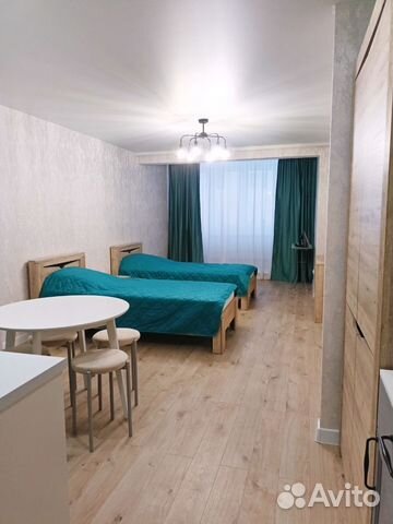

Квартира-студия, 33 м², 3 кровати