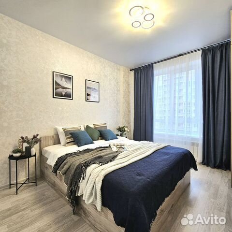 

1-к. квартира, 42 м², 2 кровати