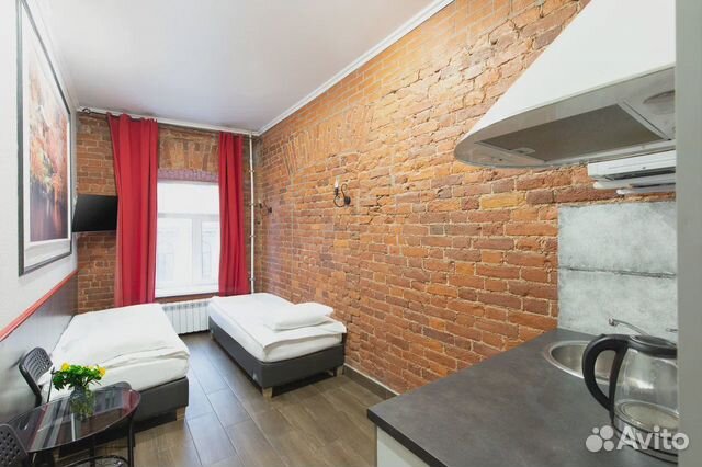 

Квартира-студия, 15 м², 1 кровать