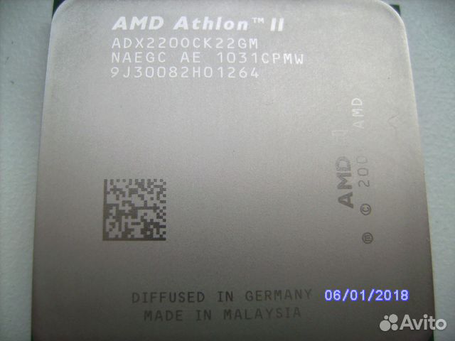 Процессор AMD Athlon II X2 220, AM3, гарантия