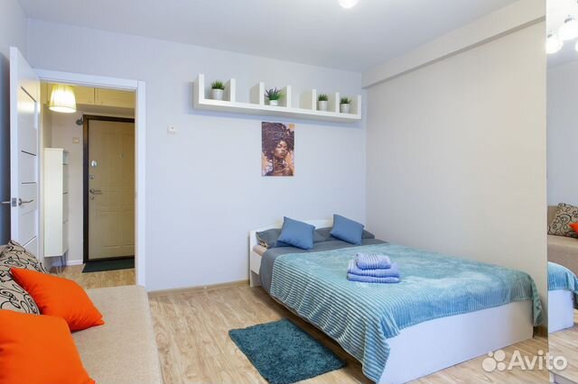 

1-к. квартира, 35 м², 2 кровати