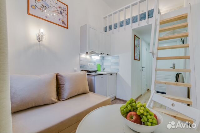 

Квартира-студия в апарт-отеле, 10 м², 2 кровати