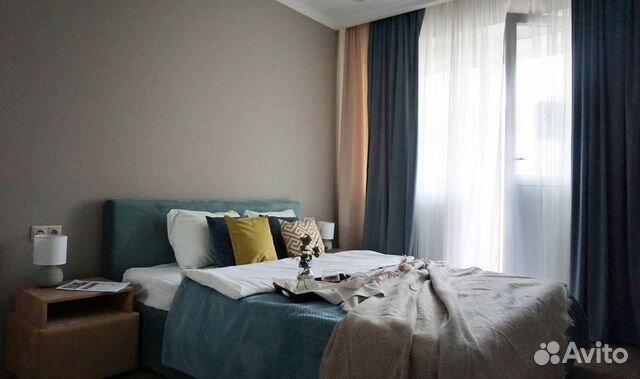 

1-к. квартира, 50 м², 2 кровати