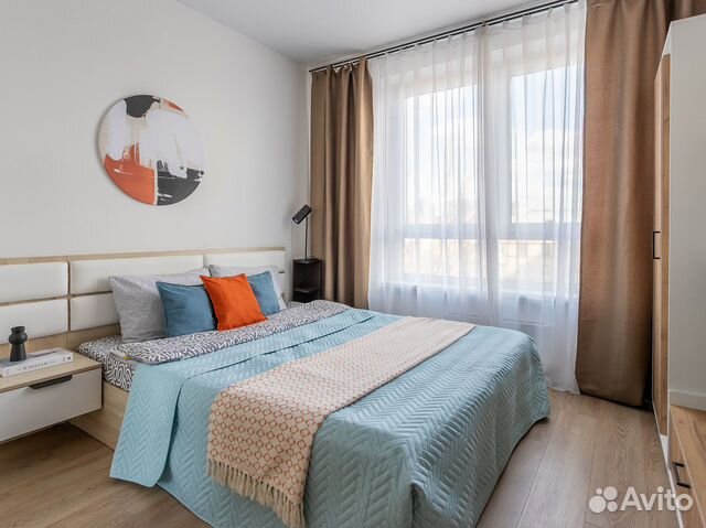 

1-к. квартира, 42 м², 3 кровати