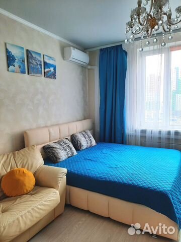 

1-к. квартира, 38 м², 2 кровати