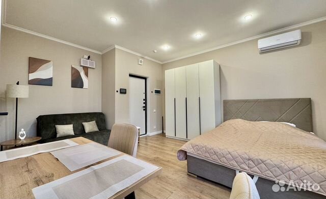 

Квартира-студия, 28 м², 2 кровати