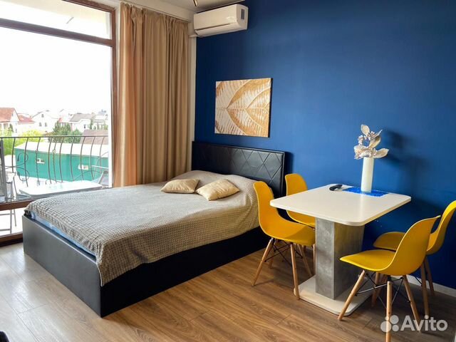 

Квартира-студия, 30 м², 2 кровати