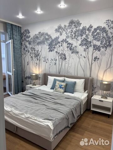 

1-к. квартира, 44 м², 2 кровати