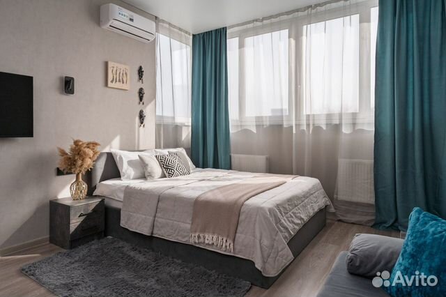 

Квартира-студия, 30 м², 2 кровати