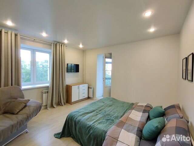 

1-к. квартира, 40 м², 2 кровати