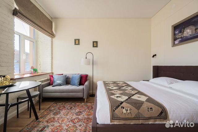 

Квартира-студия, 25 м², 2 кровати