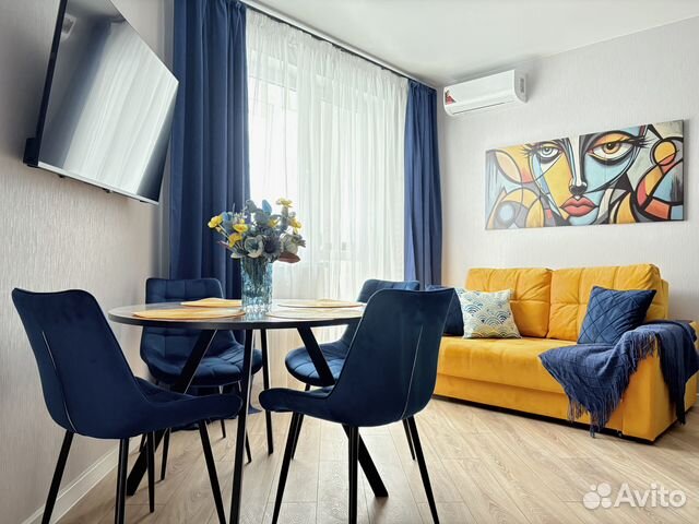 

1-к. квартира, 42 м², 2 кровати