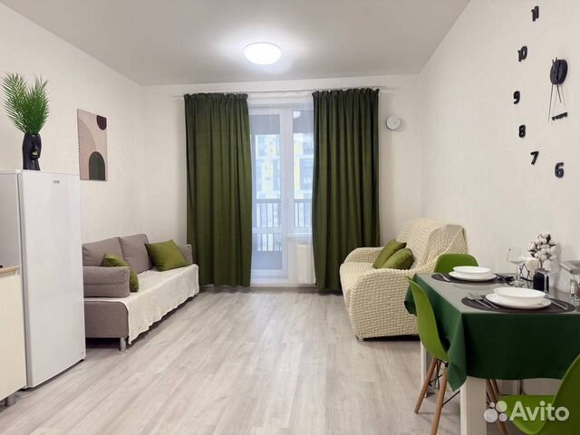 

Квартира-студия, 25 м², 2 кровати