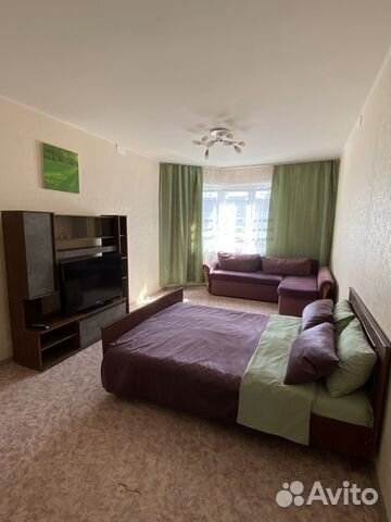 

1-к. квартира, 38 м², 2 кровати