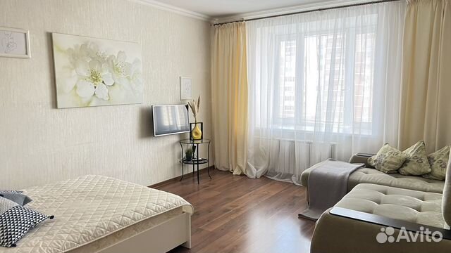 

1-к. квартира, 45 м², 2 кровати
