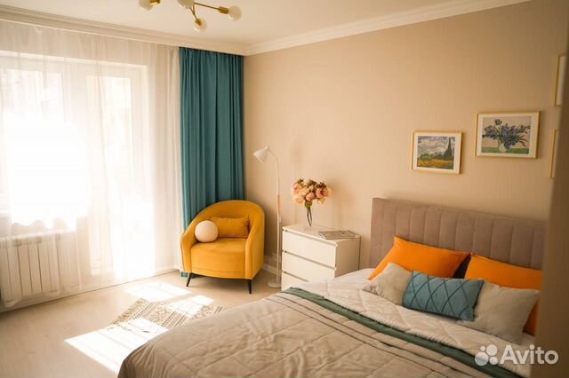 

1-к. квартира, 38 м², 2 кровати