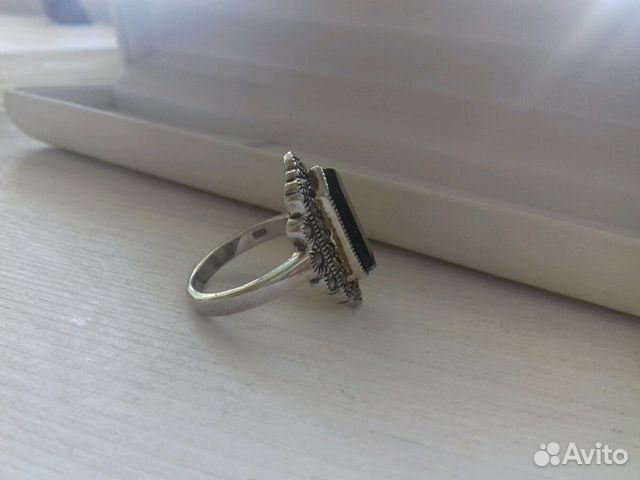 Кольцо серебро