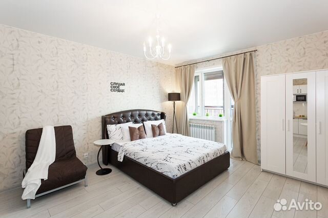 

Квартира-студия, 35 м², 2 кровати
