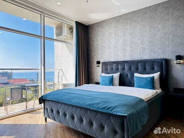 

Квартира-студия в апарт-отеле, 58 м², 2 кровати