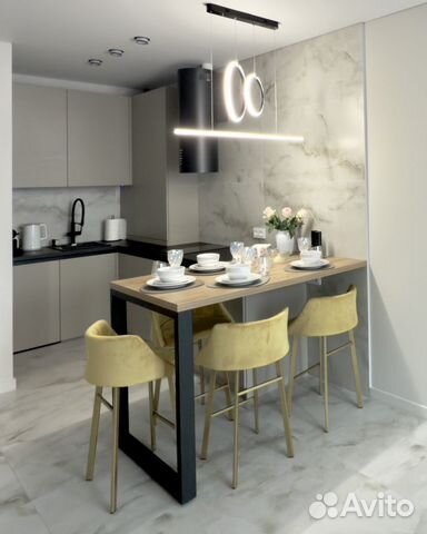 

1-к. квартира, 44 м², 3 кровати
