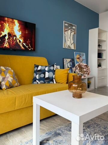 

Квартира-студия, 35 м², 2 кровати