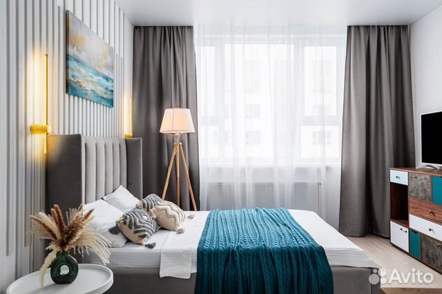 

Квартира-студия, 34 м², 1 кровать